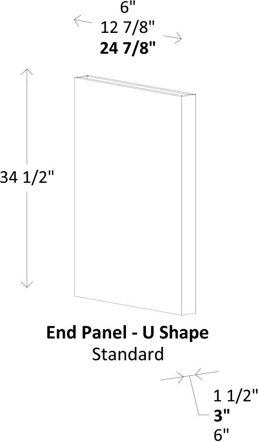 Specsheet Base End Panel U Shape 1
