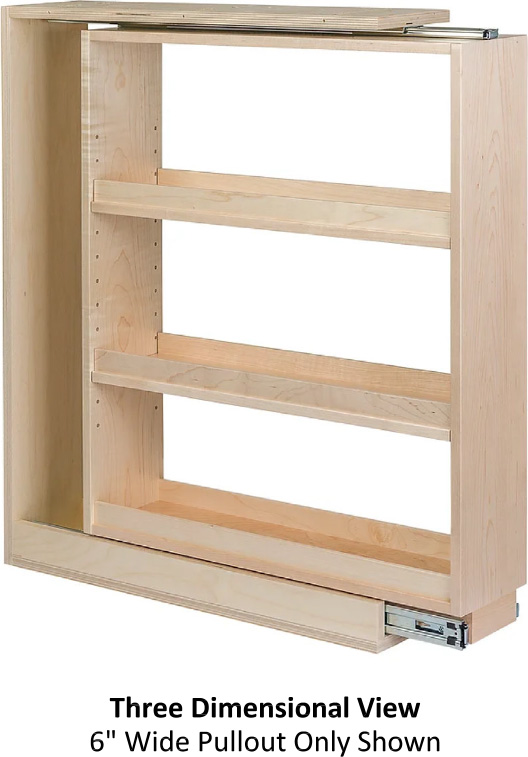 Specsheet Cabinet Pullout Overlay Filler 1