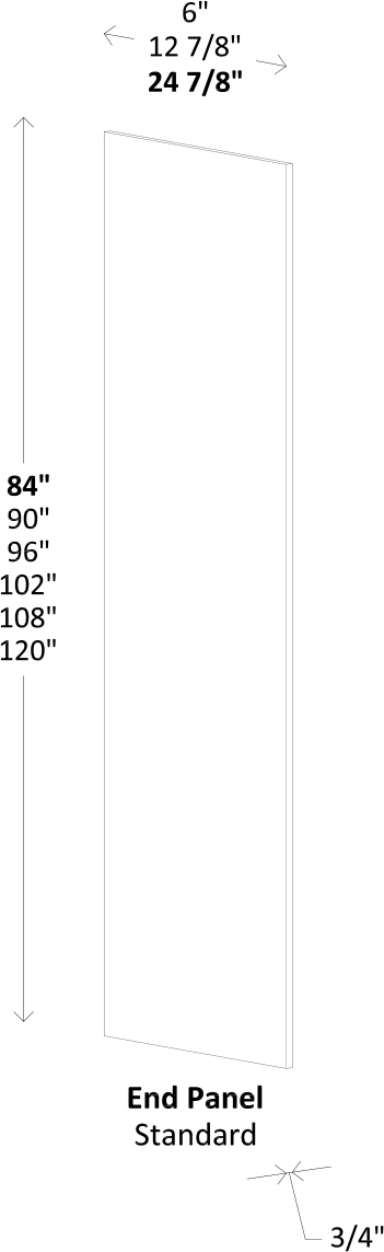 Specsheet Utility End Panel 1A